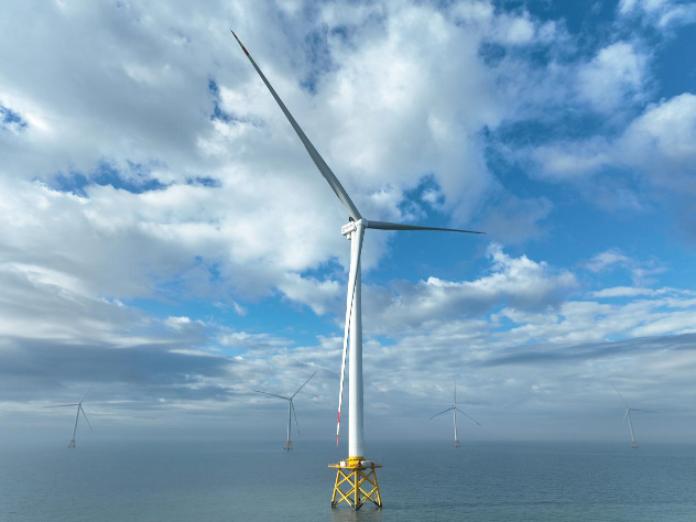 全球首台20兆瓦海上风电机组。汤伟摄