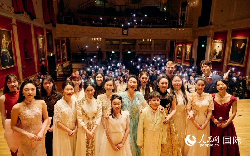 “欢乐春节”系列之“畅响·国乐名家世界巡演”在伦敦举行。 杨浩鹏摄